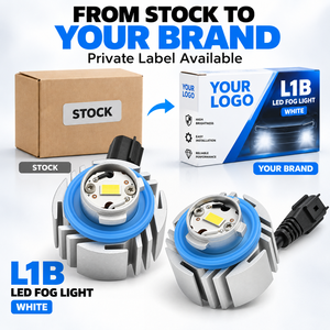 หลอดไฟตัดหมอก LED สีขาว L1B LW5B สำหรับรถยนต์ญี่ปุ่นแบบไม่มีพัดลม สำหรับ Toyota Corolla C-HR Honda Civic - Product Image 1
