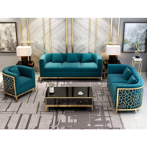 Venta al por mayor, suministro directo de fábrica, precio barato, muebles modernos para el hogar 3 2 1, sofá de lujo para sala de estar - Product Image 2
