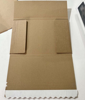 Boîte d'expédition en carton ondulé imprimée personnalisée Revêtement UV à faible quantité minimale de commande et stratification mate pour l'envoi postal de crème pour le visage et les yeux