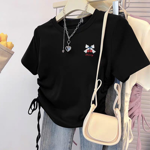 <span class=keywords><strong>T</strong></span>-<span class=keywords><strong>Shirt</strong></span> all'ingrosso fornitore sfuso <span class=keywords><strong>t</strong></span>-<span class=keywords><strong>Shirt</strong></span> con stampa personalizzata <span class=keywords><strong>t</strong></span>-<span class=keywords><strong>Shirt</strong></span> grafiche in <span class=keywords><strong>cotone</strong></span> Cropped <span class=keywords><strong>t</strong></span>-<span class=keywords><strong>Shirt</strong></span> da <span class=keywords><strong>donna</strong></span> di <span class=keywords><strong>alta</strong></span> <span class=keywords><strong>qualità</strong></span> - Product Image 3