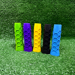Empuñadura personalizada para raqueta de pádel, cinta de silicona cómoda, antideslizante, diseño de color sólido. - Product Image 2