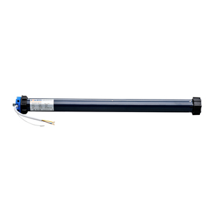 Riel de Cortina Metálico <span class=keywords><strong>Tubular</strong></span> Rollwin de 45 mm con Motor de Control Doméstico, Receptor Integrado y Accesorios - Product Image 3