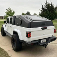 Cubierta Rígida de Aluminio para Camioneta, Tipo Camper, para Camionetas Pickup de Tamaño Grande y Mediano, Todoterreno 4X4, para Camping