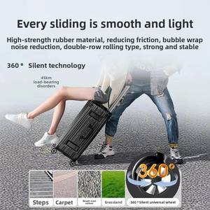 Sélectionné en usine 24 pouces hommes femmes étudiants mot de passe grande capacité petit étui à roulettes universel roues Spinner <span class=keywords><strong>valise</strong></span> à bagages - Product Image 4