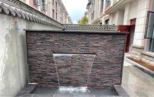 <span class=keywords><strong>Fontana</strong></span> a Cascata in Acciaio Inox con Illuminazione per Giardino e Cortile, Parete d'Acqua Artificiale - Product Image 3