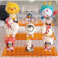 Présentoir à étages en acrylique transparent à 3 ou 4 niveaux pour figurines Funko Pop, figurines LEGO, organisateur de boîtes mystères