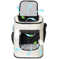 Sac à dos pour animaux de compagnie approuvé par les compagnies aériennes, pliable, souple, durable, carré, réglable, sac à dos de transport pour animaux de compagnie, mochilas para mascotas