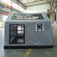 Tente WINSUN en PVC, étanche à l'air, petite, pour l'intérieur, certifiée CE, avec pompe électrique, ignifuge, installation facile, imperméable, double couche, deux chambres