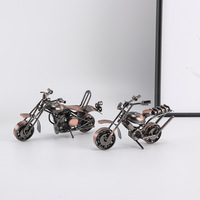 Métal art artisanat vintage moto modèle statues sculptures figurine ornements bureau maison club bar décoration