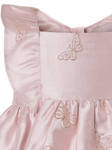 Private label butterfly pattern baby girls kids birthday party wear dress for girls jacquard fancy party dresses for children - Product Image 3