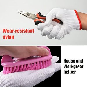 Guantes de Seguridad de Alta Calidad y Buen Precio, Marca <span class=keywords><strong>Ekai</strong></span>, 10 Calibres, Blancos Naturales, para Uso General en la Construcción, Lisos, Antipolvo - Product Image 4