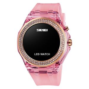 Montre électronique pour femme Skmei personnalisée avancée avec grand cadran LED transparent, design sportif imperméable inspiré des dessins animés pour enfants - Product Image 4
