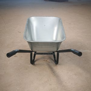 Carretilla de Jardín de Acero Resistente con Capacidad de Carga Máxima de 200 kg, Rueda Neumática de PU, Fácil Montaje, Uso en Construcción y Agricultura, Modelo WB6414T 1 - Product Image 5