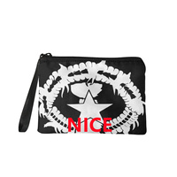 Dompet Koin Grafis Menarik Saipan Kustom, Ringan, Lipat, dengan Resleting, untuk Acara Santai dan Belanja