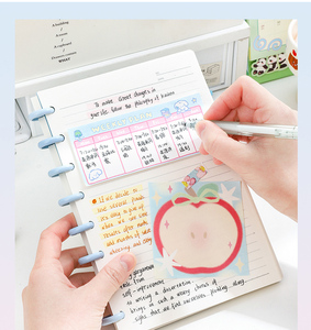 Quaderno in Silicone con Fori a Tema Cartone Animato, Fai-da-Te, per Studenti, Colorato, per <span class=keywords><strong>Scrittura</strong></span> a Mano, Vendita all'Ingrosso - Product Image 2