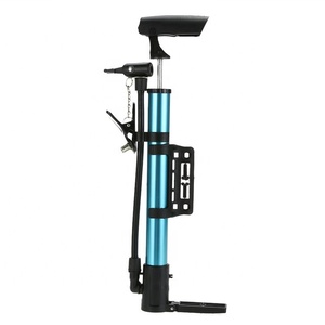 便携式迷你自行车打气筒 120PSI 高压铝合金 Presta Schrader 阀门兼容山地公路自行车打气筒 - Product Image 5