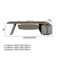 Bureau de direction convertible moderne Zitai, finition haut de gamme, design luxueux, structure renforcée, couleurs personnalisées, bureau de bureau