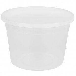 9‑Inch 200 Pack Multi‑Color Clear Hinged PS Take‑Out Containers 3‑Comp for Bakery Salads Durable - Product Image 1