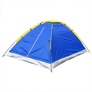 Tente de camping <span class=keywords><strong>d</strong></span>ôme à une couche pour 2 personnes Wind Valley, installation facile en plein air, polyester, abri de plage trois saisons - Product Image 1