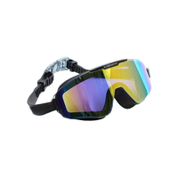 Gafas de Natación JUNHAIINS Personalizadas HD Ajustables Antivaho con Protección UV Ecológicas para Adultos y Niños con Marco Grande e Impermeables