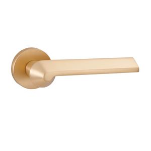 New Design Modern <strong>Bedroom</strong> <strong>Door</strong> <strong>Knobs</strong> Matt Black Zinc Alloy Lever <strong>Door</strong> Handle Lock Set - Product Image 3
