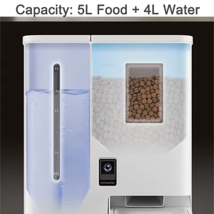 <span class=keywords><strong>Distributeur</strong></span> automatique d'<span class=keywords><strong>eau</strong></span> et de nourriture pour animaux de compagnie, tout-en-un, alimentation programmée par application, séparation sec-humide, pour chat, petit <span class=keywords><strong>chien</strong></span> - Product Image 6