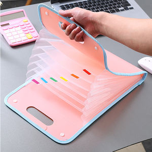 Cartella di File espandibile A4 13 tasche cartella di File a fisarmonica colorata organizzatore di documenti borsa di immagazzinaggio di carta espandibile per banconote - Product Image 4