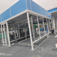 Machine de lavage de voitures électrique automatique sans contact de haute qualité - Système de lavage de voitures commercial sans brosse et sans danger pour la peinture, idéal pour les stations-service