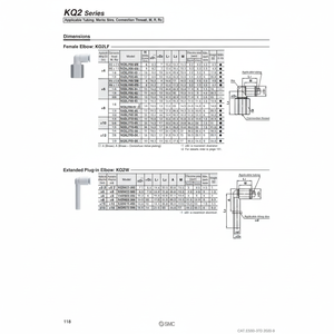 Piezas neumáticas SMC Pneumatics One-Touch Fitting (accesorio de un toque) - Product Image 1
