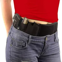 Kustom Neoprene Concealed Carry Holster Belt Taktis Belly Band Holster untuk Pria dan Wanita