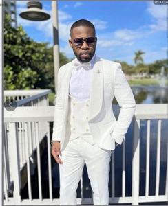 Herrenanzug 3-teilig Slim Fit für Männer Zweireihig Modischer Hochzeits- und Festanzug - Product Image 6