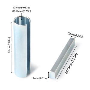 Adaptador de eje de aluminio, <span class=keywords><strong>llave</strong></span> reductora de orificio, depredador de 5/8 "a 3/4", polea de buje de manguito de cigüeñal de motor de <span class=keywords><strong>Gas</strong></span> accionado por pasos - Product Image 3