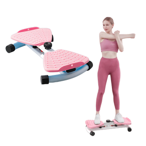 Placa de cintura de rebote de doble eje, máquina de Fitness de torsión silenciosa para el hogar con masaje de resistencia ajustable para ejercicio de pies - Product Image 1