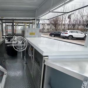 Custom Electric Food Truck Van Multifunctional Mobile Street Food Service Insulated Freezer Rust Resistant for <strong>Candy</strong> <strong>Ice</strong> Cream - Product Image 4