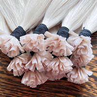 Extensions de cheveux en kératine à pointe Micro I U, vierges, alignées sur les cuticules, double épaisseur, Remy, 100 % cheveux humains européens, balayage, vente en gros
