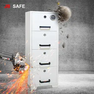 JBcoffre fort dogital 4 drawer file cabinet 2 hours fireproof filling cabinet fireproof safe for office