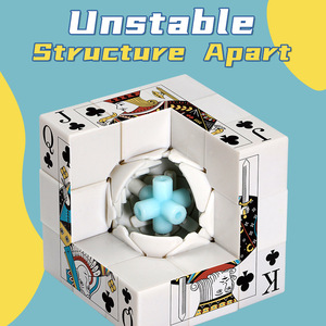 Cubos de <span class=keywords><strong>Rubik</strong></span> Personalizados con Diseño de Cartas de Póker Impresas con UV, Tamaños 2x2, 3x3, 4x4; Venta al <span class=keywords><strong>Por</strong></span> <span class=keywords><strong>Mayor</strong></span>, Envío Directo - Product Image 4