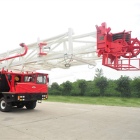 Plates-formes de forage mobiles de 1000m 2000m de profondeur plate-forme de forage pétrolier montée sur camion