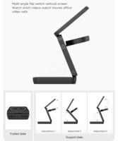 Station de charge sans fil multifonctionnelle pour iPhone iWatch AirPods 3 en 1 Support de charge sans fil magnétique pliable avec câble