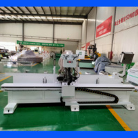 Máquina de perforación lateral horizontal CNC inteligente, equipo de procesamiento de orificios para paneles de muebles de madera con múltiples husillos