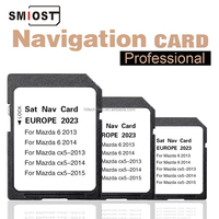 SMIOST Nav Android Car Navigation Sat System pour Micro Navig Maps Card SD CID pour Mazda 6 1L CX 5 8GB Europe