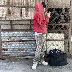 Sudadera con Capucha de Cachemira de Alta Calidad, Efecto Desgastado por el Sol, Personalizada, Lavado Ácido con Piedras, 100% Algodón para Hombre - Product Image 4