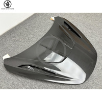 Nouveau capot de voiture en fibre de carbone sèche style R pour 720S 2015-2018, finition brillante, tissage sergé, kit carrosserie noir