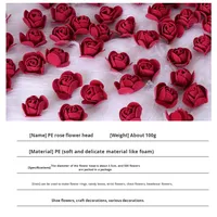 ODIS - Rosas de Espuma de 3.5 cm, Flores Artificiales para Decoración, Material para Manualidades, Accesorios para Coronas de Boda, Regalos, Directo de Fábrica