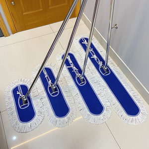 40/60/80/90/110Cm Khách Sạn Sàn Thép Không Gỉ Cleaner Bụi Loại Bỏ Ướt Khô Thấm Phẳng Bóp Lau - Product Image 4