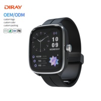 Reloj Inteligente DIRAY S7 de 1.955 Pulgadas con Llamadas Bluetooth, Resistente al Agua IP68, Monitor de Ritmo Cardíaco y Sueño, Más de 100 Deportes, Batería de 280 mAh, Reloj Deportivo Inteligente