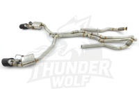 Système d'échappement Catback haute performance HT, ajustement parfait pour Audi RS6 RS7 C7 4.0T, tuyaux d'échappement en acier inoxydable 304 de haute qualité