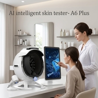 Analyseur de peau AI A6 PLUS avec détection UV et analyse spectrale de l'humidité pour les soins du visage en salon