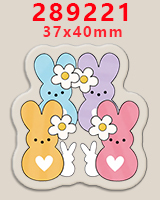 Transparent Flatback Resin Wholesale for Mobile Case Keychain DIY Craft Decoration <strong>Easter</strong> <strong>Ribbon</strong> 10pcs - Product Image 6