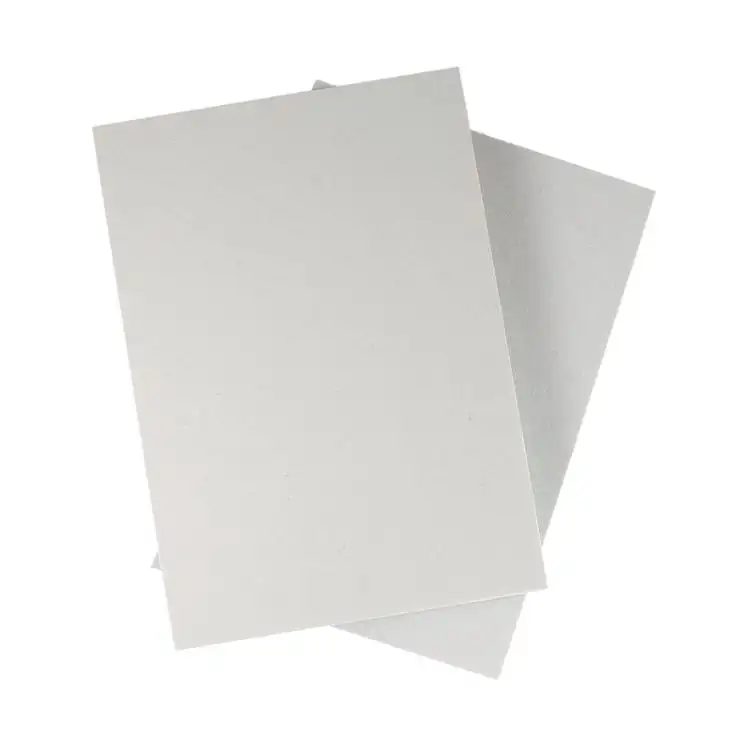 Экологически чистый 2,5 мм двусторонний серый картонный лист матовый серый картон для упаковки